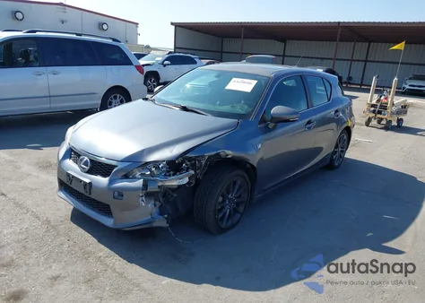 2013 Lexus Ct 200H из США, поврежденный, VIN JTHKD5BH3D2168916